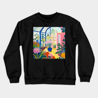 Flowers in the greenhouse Crewneck Sweatshirt